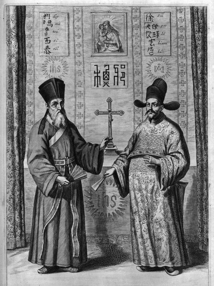 Ricci et Xu Guangqi